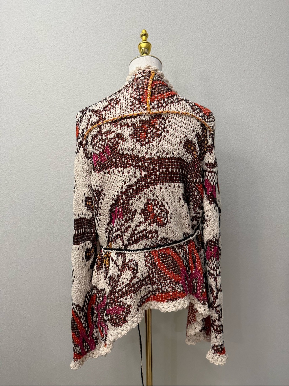 Moth Anthropologie Pleiades knit cardigan Sz L - Picture 3 of 4